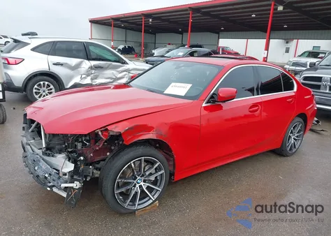 2022 BMW 330I z USA, uszkodzony, nr VIN 3MW5R1J00N8C34035